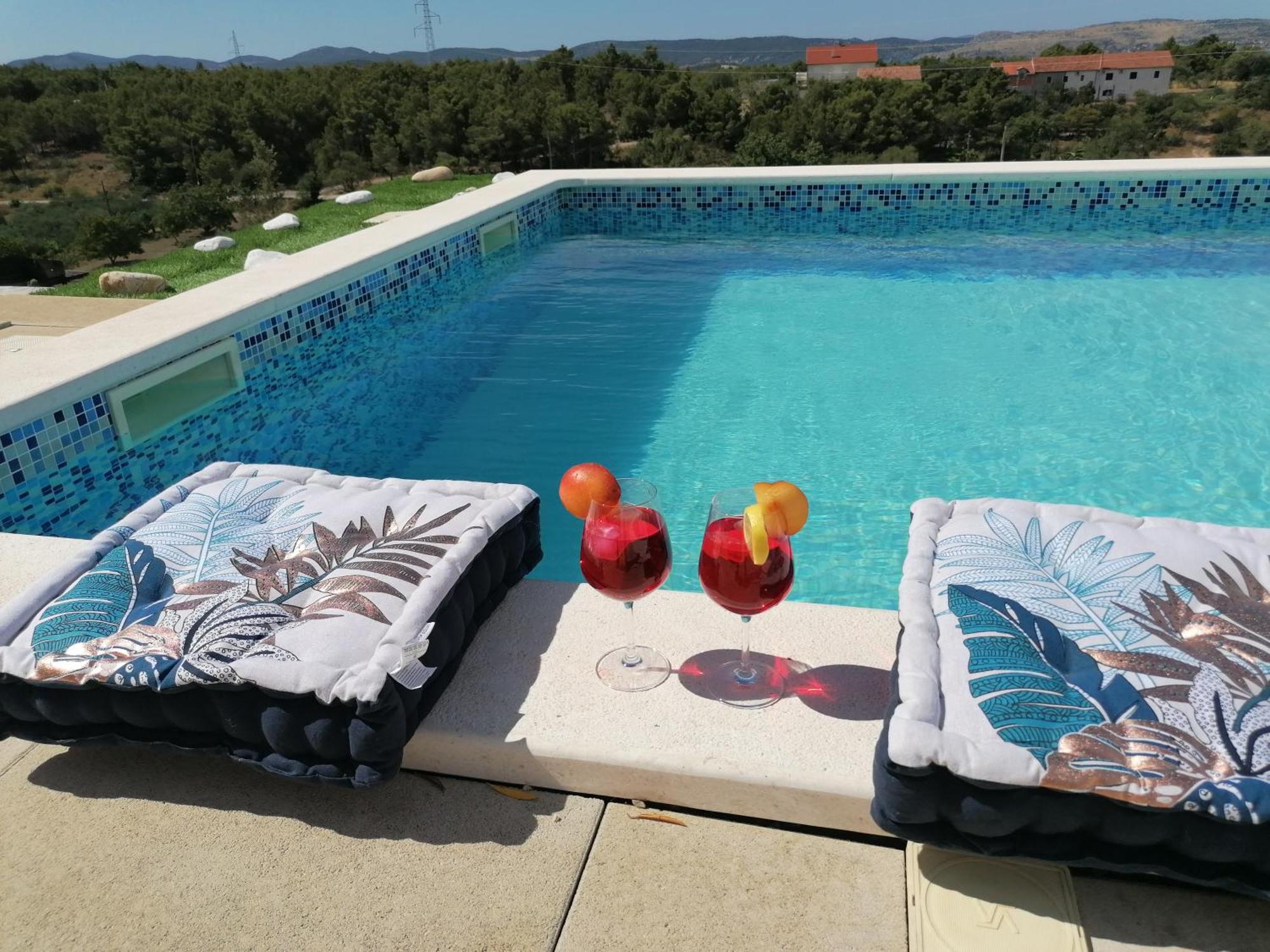 Villa Scolopax Rusticola Skradin With Heated Pool Exteriör bild