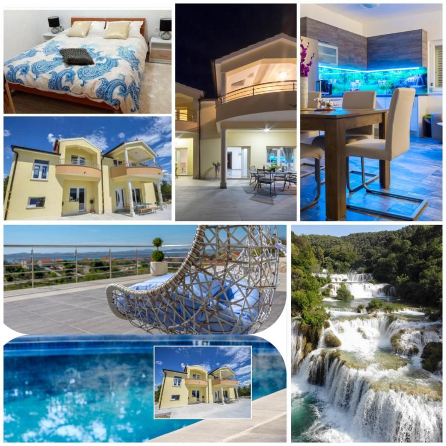 Villa Scolopax Rusticola Skradin With Heated Pool Exteriör bild